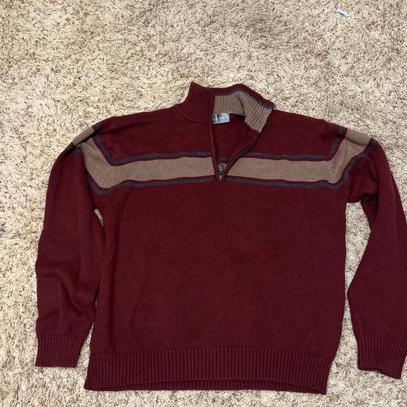 Oscar De La Renta vintage 1/4 zip EUC. XL - Picture 1 of 8